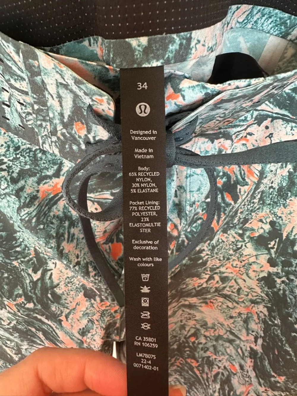 Lululemon Mens Current State Board Short 9”